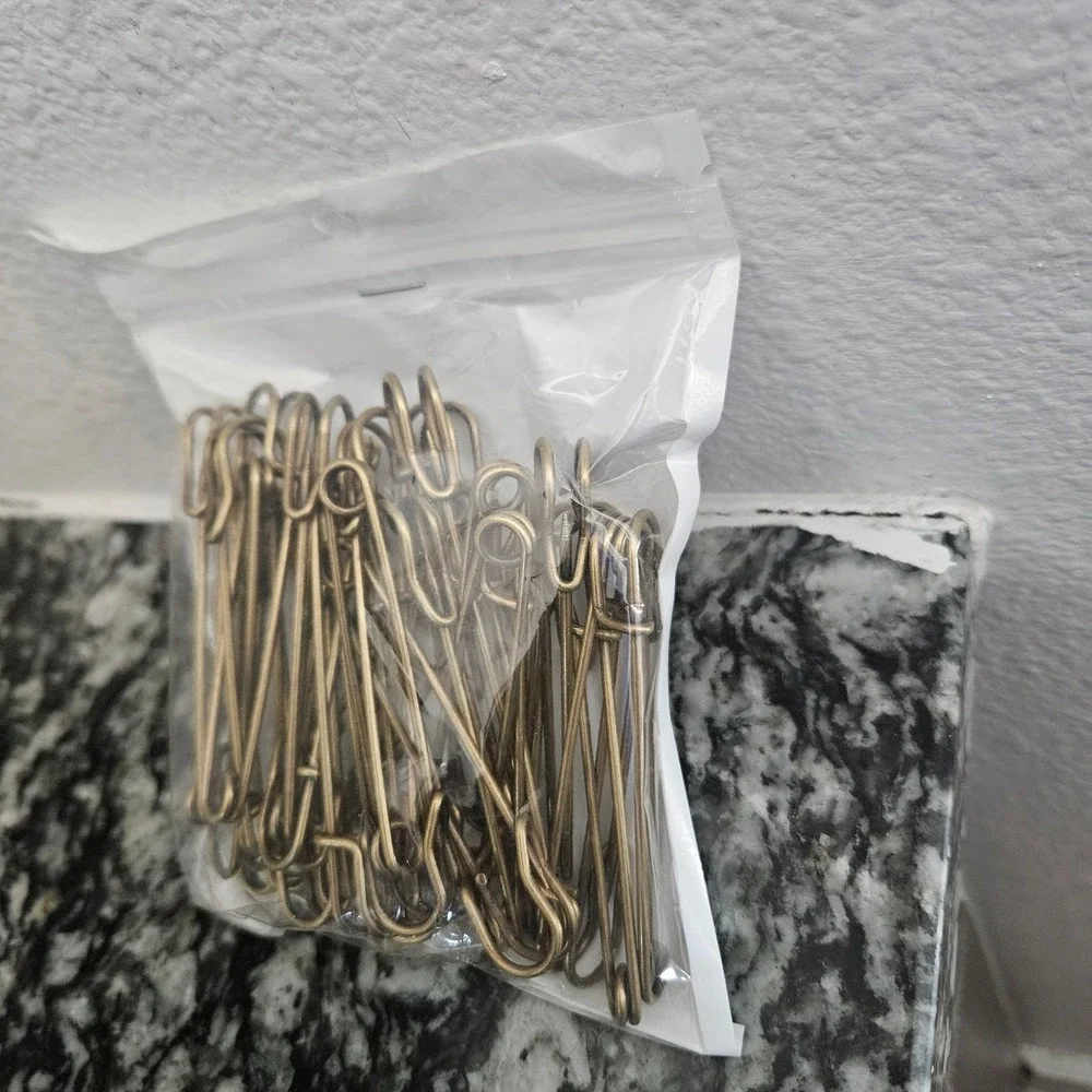 Safety Pins Brooches 3 inch 30pc‎ Heavy Duty Blanket Bronze New